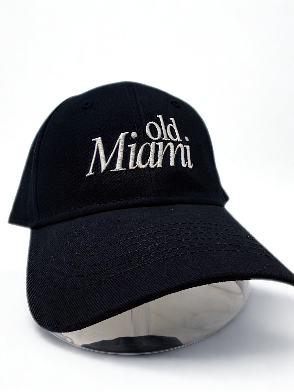 Old Miami Deep Navy Peach-Washed Cap