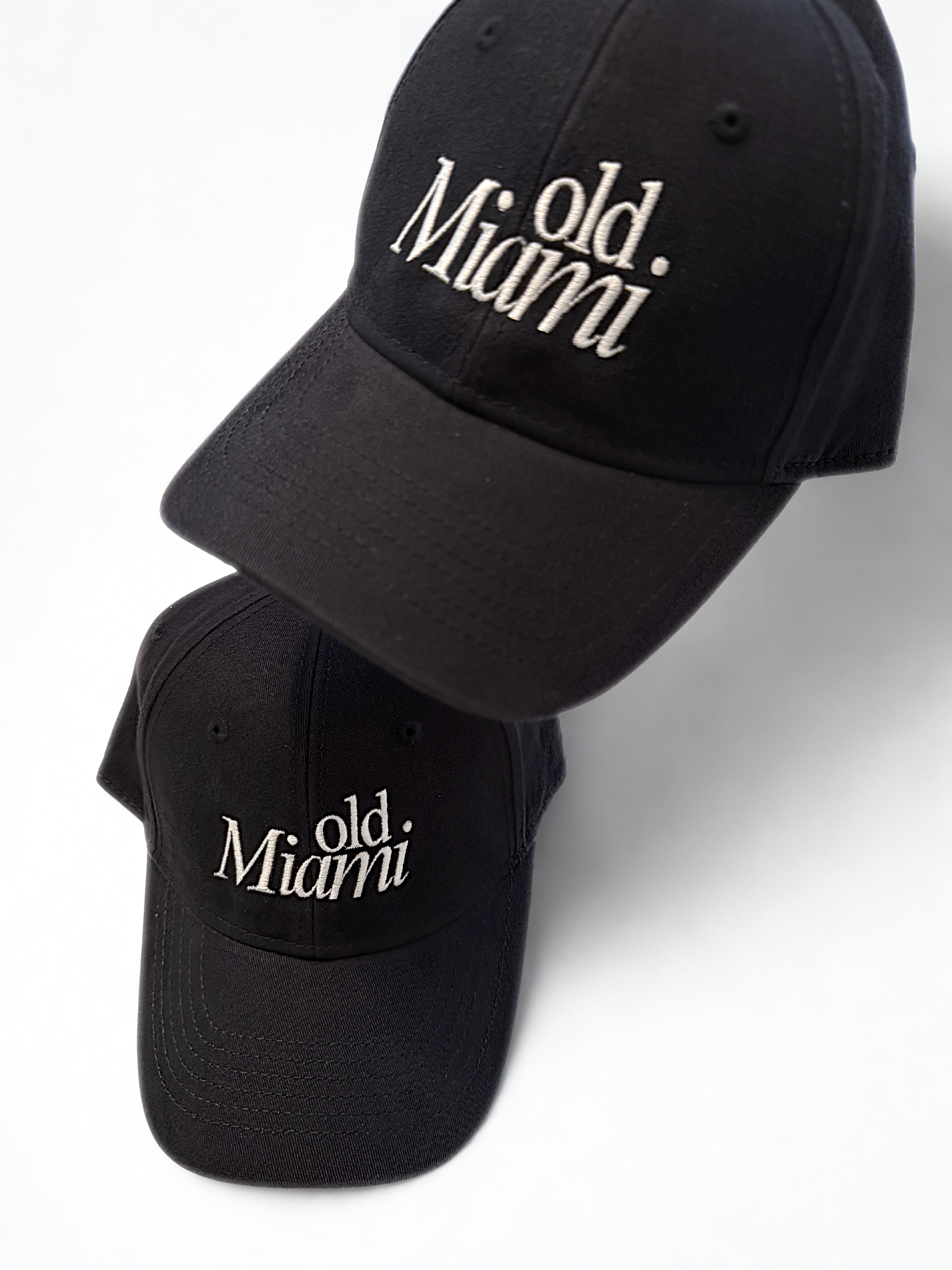 Old Miami Deep Navy Peach-Washed Cap