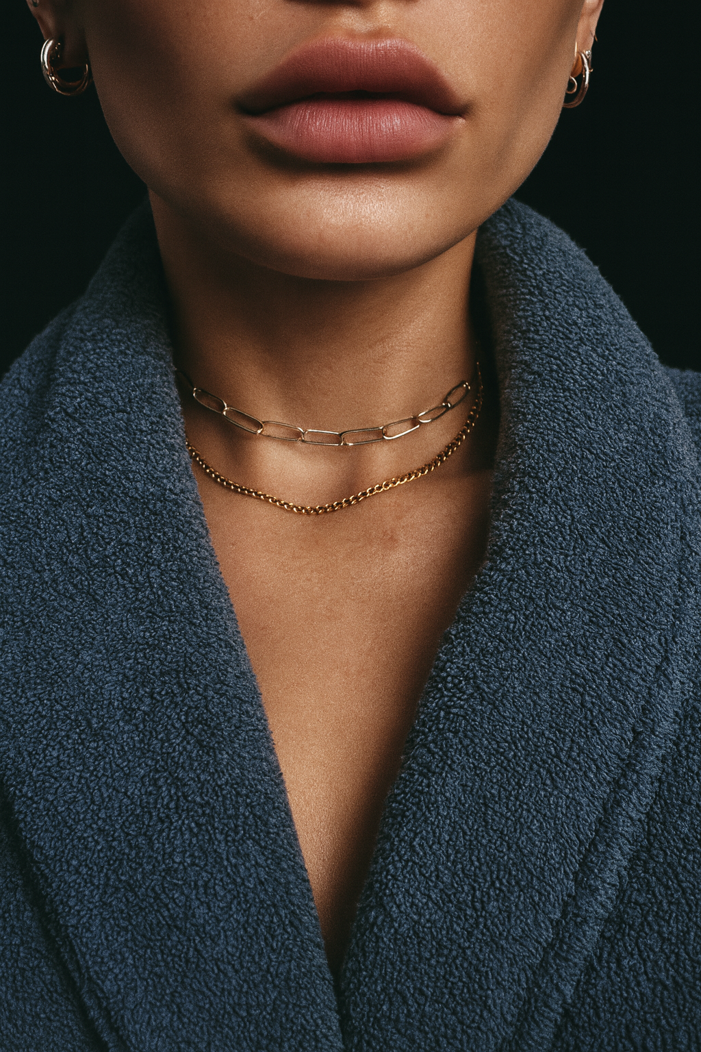 Chunky 14kt Gold-Filled Thin Choker